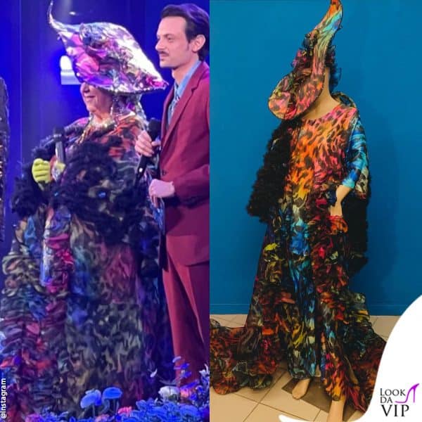 L'abito di Orietta della seconda serata di Sanremo è dedicato a Rossella O'Hara