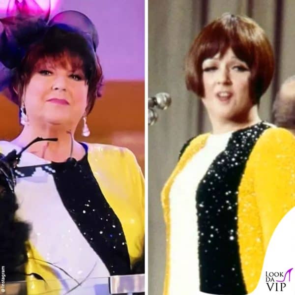 L'outfit Rochart si ispira a quello Mila Schon indossato a Sanremo nel 1969