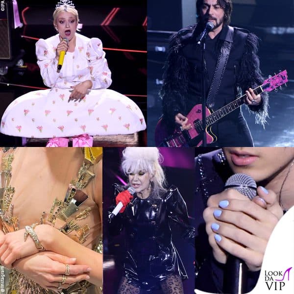Sanremo 2022 dettagli strani 4 serata Truppi Lauro Mahmood Michielin