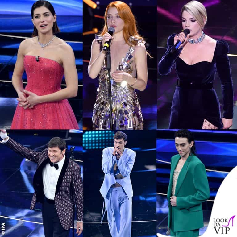 il podio dell'eleganza a sanremo 2022