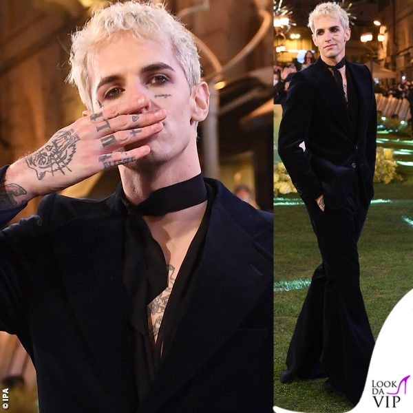 Achille Lauro tornerà sul palco con outfit Gucci