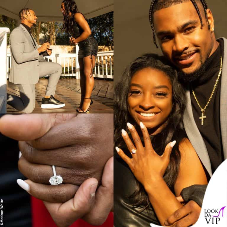 simone biles pronta alle nozze: ha detto sì a jonathan owens nel giorno di san valentino.