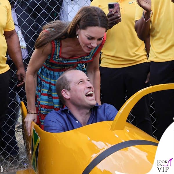 William ha provato anche il bob del team nazionale giamaicano 