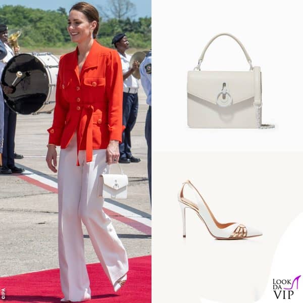 giacca Saint Laurent, borsa Mulberry, pump Aquazzura 