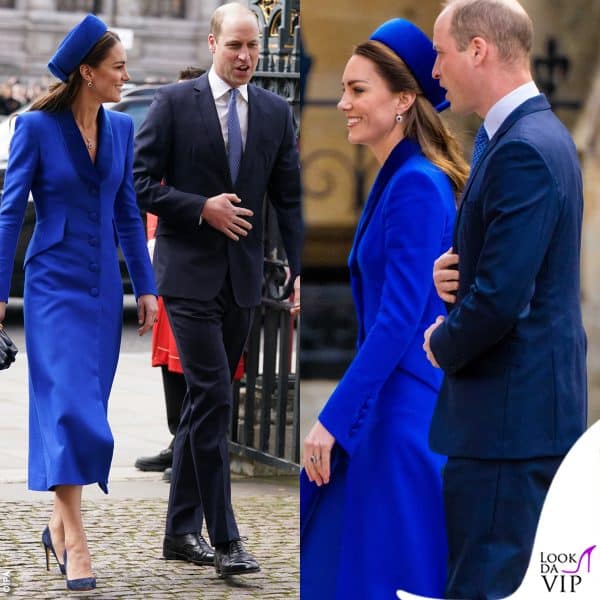 con il marito William per la celebrazione del Commonwealth Day 