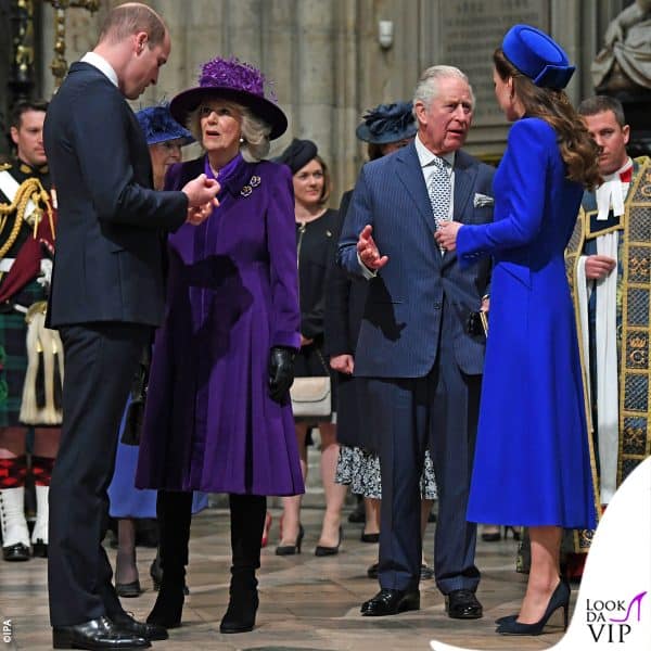 Anche Carlo e Camilla erano presenti alla celebrazione 