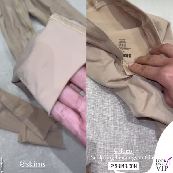 Kim spiega la funzionalità dei leggings 