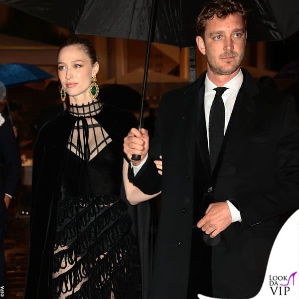 La Borromeo era accompagnata dal marito Pierre Casiraghi 