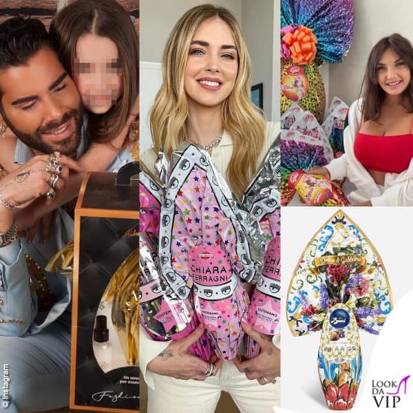 Federico Fashion Style Chiara Ferragni Elettra Lamborghini Dolce e Gabbana x Perugina uova di Pasqua