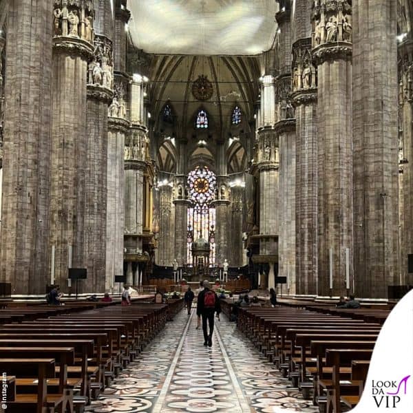 Travis all'interno del Duomo