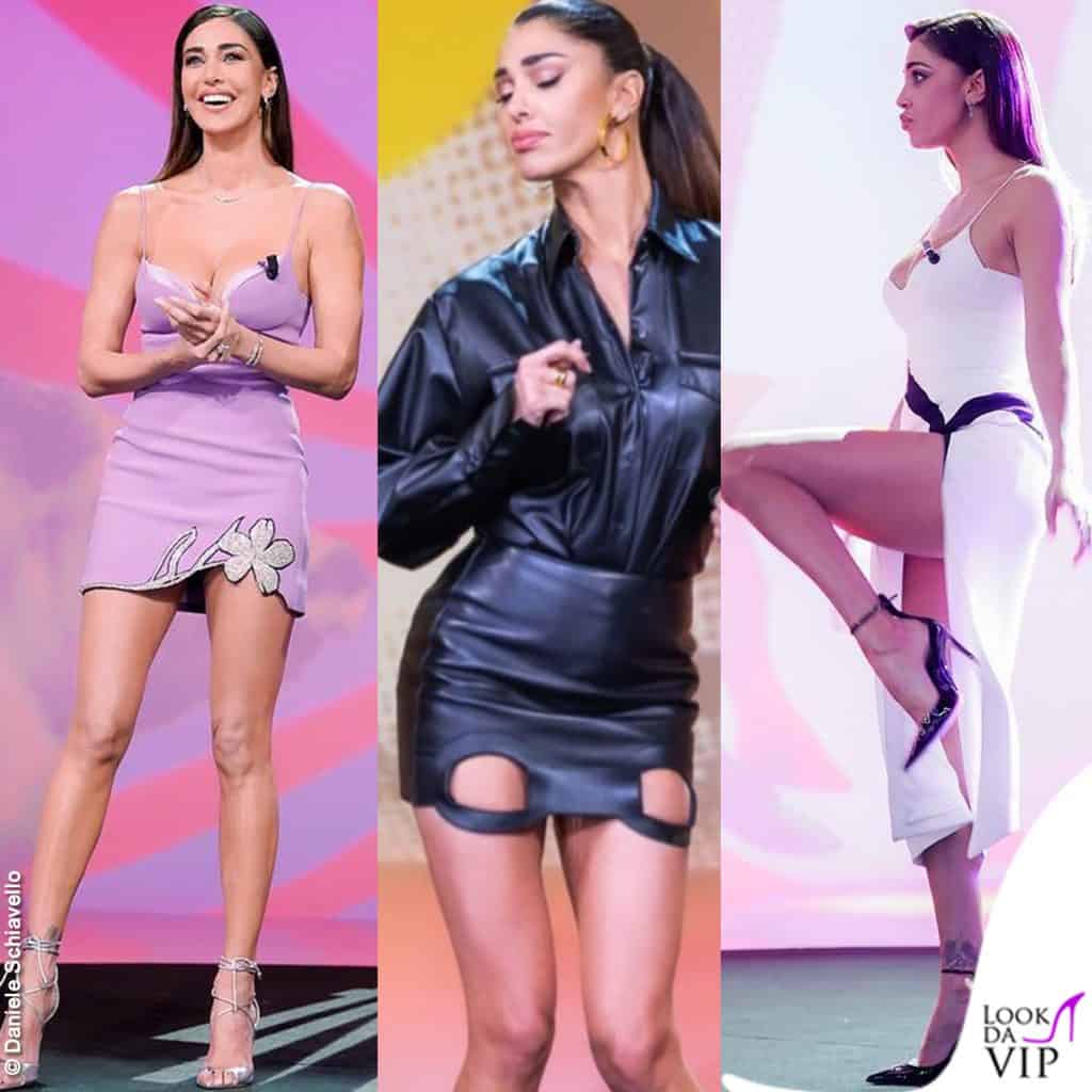 Belen Rodriguez ecco i look de Le Iene