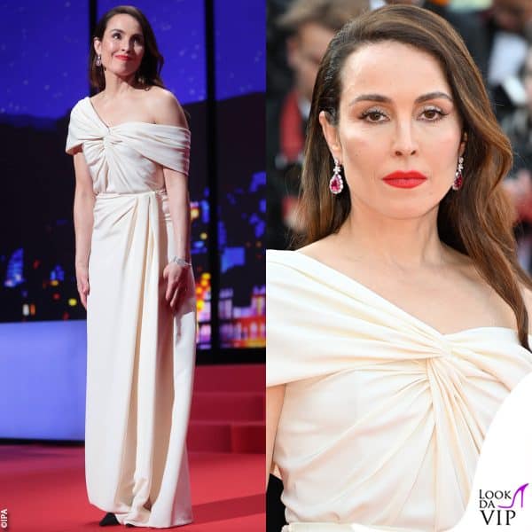 Bianco Dior e gioielli Chopard per Noomi Rapace