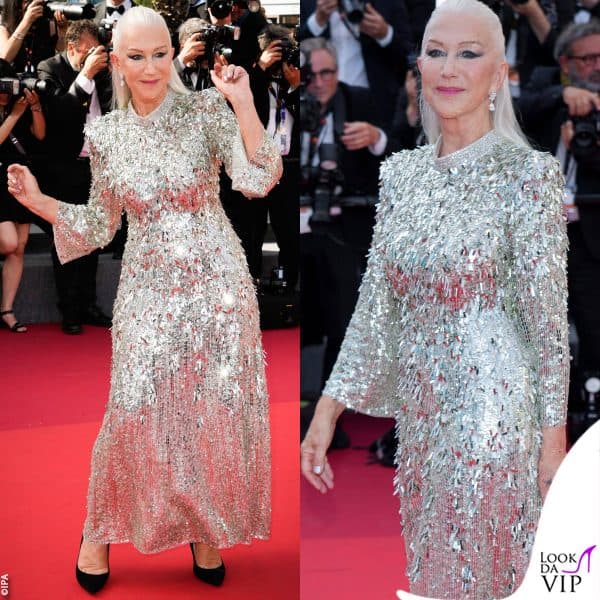 Helen Mirren con un abito Dolce&Gabbana
