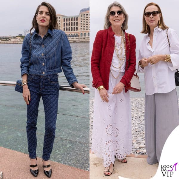 charlotte casiraghi alla sfilata chanel a monte carlo