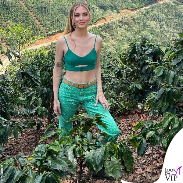 La Ferragni in Messico tra le piantagioni di caffè 