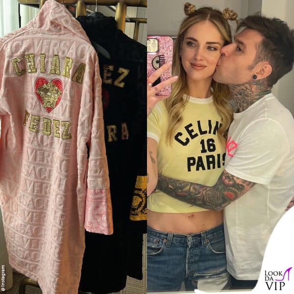 chiara ferragni e fedez a new york per il met gala con donatella versace