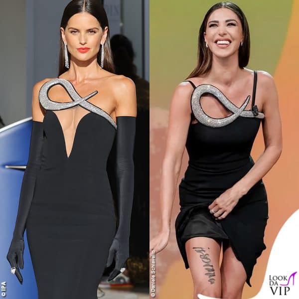 Nella stessa giornata, Izabel Goulart a Cannes ha indossato un abito David Koma molto simile