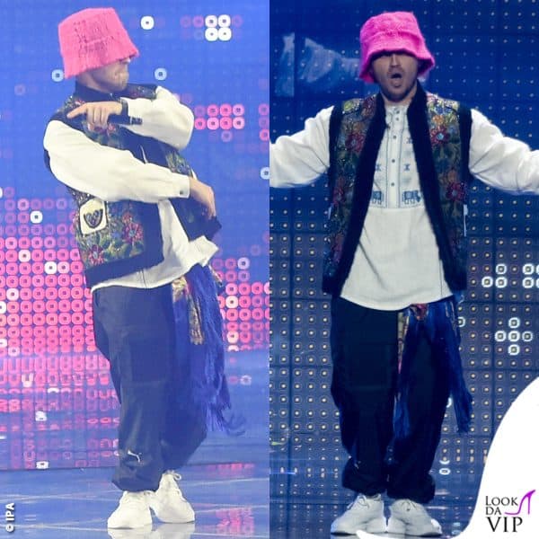 Il bucket indossato all'Eurovision è stato realizzato all'uncinetto