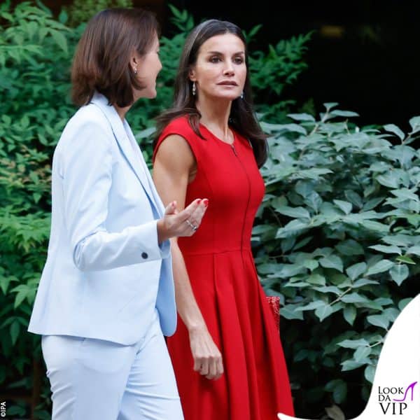 Il giorno prima Letizia era a Madrid per un altro evento 