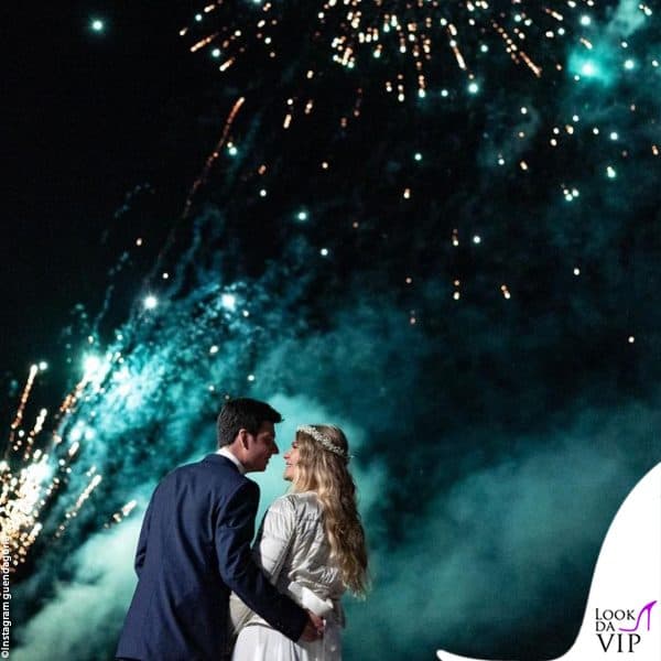 i fuochi d'artificio nella notte 