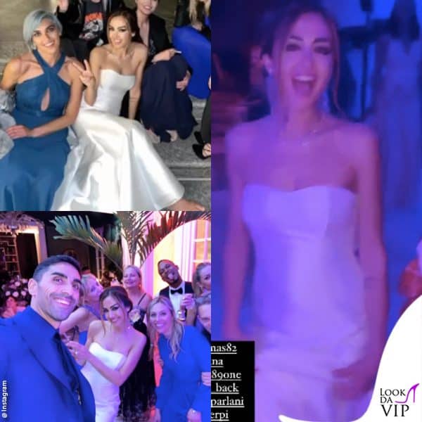 l'abito da ballo della sposa è sempre firmato Atelier Emé 