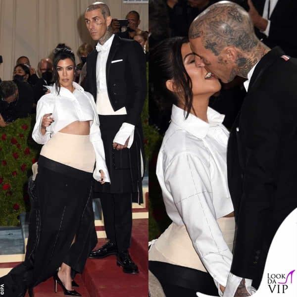 I due sul red carpet del Met Gala (outfit Thom Browne)