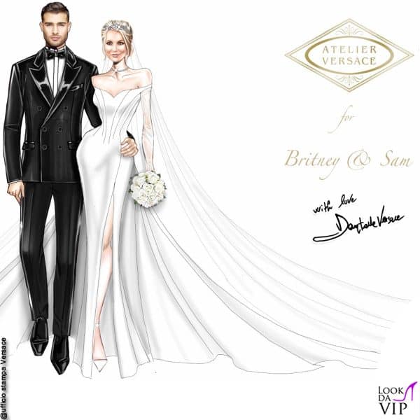 i look degli sposi sono firmati Atelier Versace 