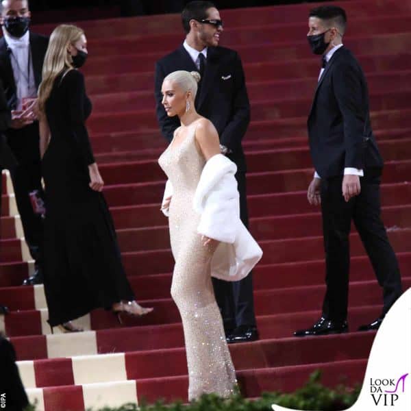 Kim Kardashian e Pete Davidson sul red carpet del Met Gala 2022