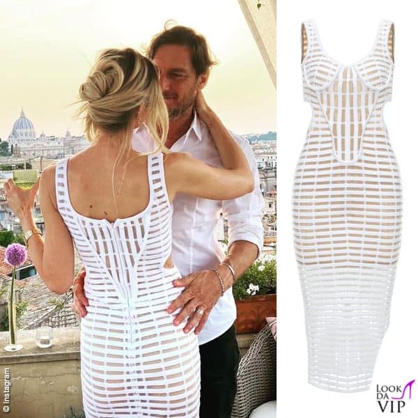 Giugno 2021: i Totti festeggiano l'ultimo anniversario insieme. Ilary Blasi ha indossato un sensualissimo vestito Genny 