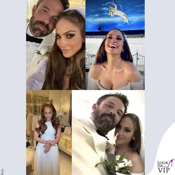 JLo ha postato uno screenshot del suo rullino fotografico a tema nuziale 