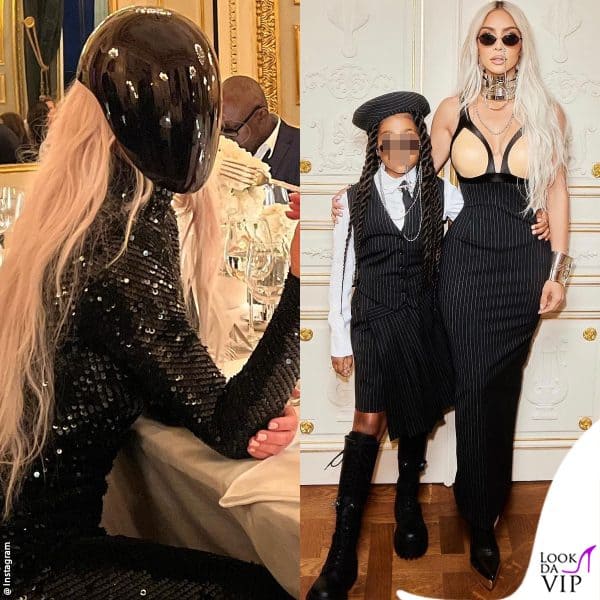 i look di kim kardashian alla paris fashion week