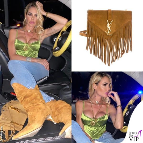Le ultime immagini social pubblicate da Ilary prima dell'annuncio della separazione (borsa Saint Laurent)