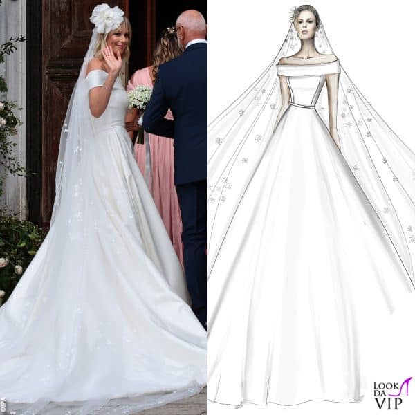 abito Nicole Milano, scarpe Le Silla, gioielli Damiani 