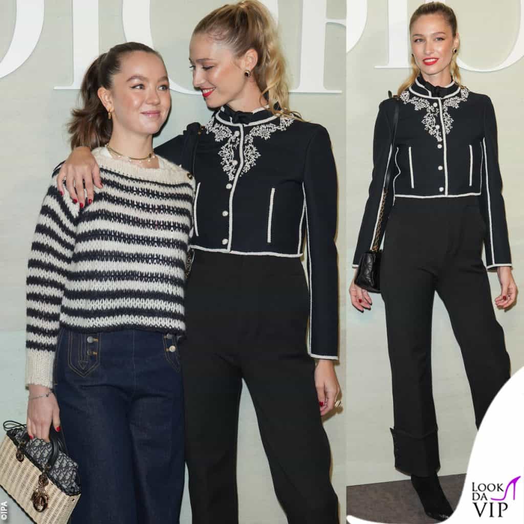 beatrice borromeo e alexandra di hannover alla sfilata dior
