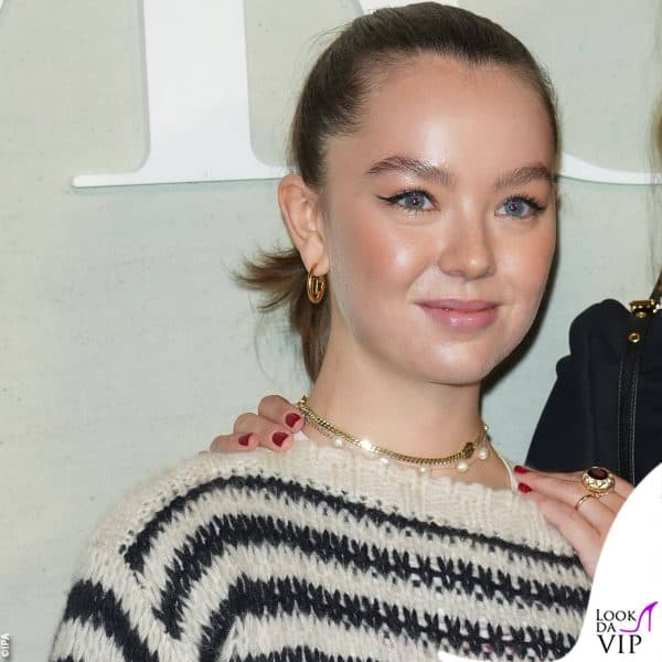 Alexandra ha preferito enfatizzare gli occhi 