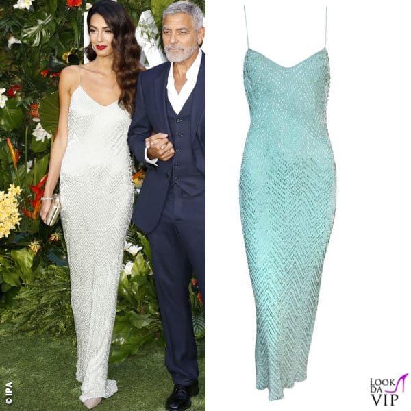Amal indossa un abito vintage John Galliano