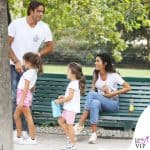 federica nargi e alessandro matri firmati e innamorati al parco con le figlie