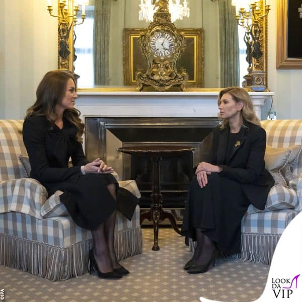 la moglie di Zelensky ha incontrato privatamente anche Kate Middleton 