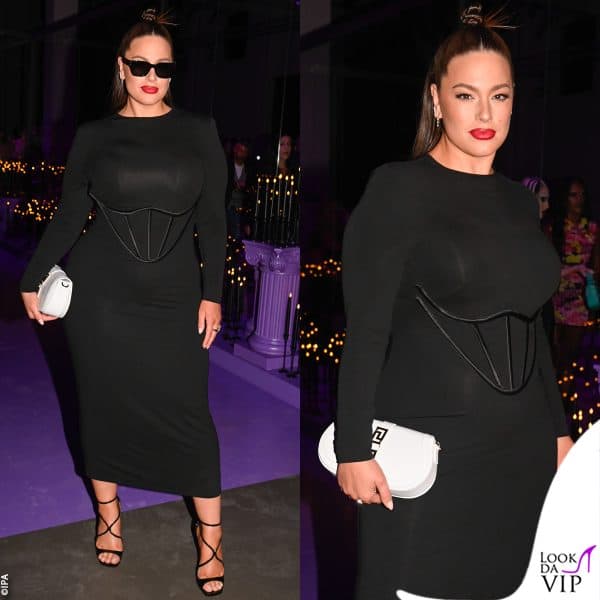 nero Versace per Ashley Graham 