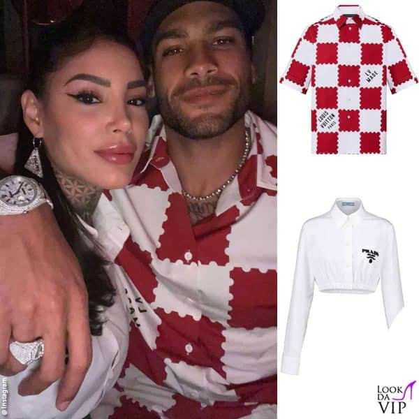 camicia Louis Vuitton per Marcell, Prada per Nicole 
