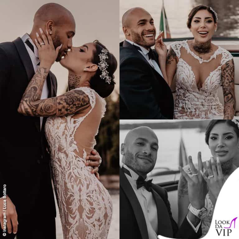 Marcell Jacobs smoking Armani Nicole Daza abito Nicole Milano matrimonio