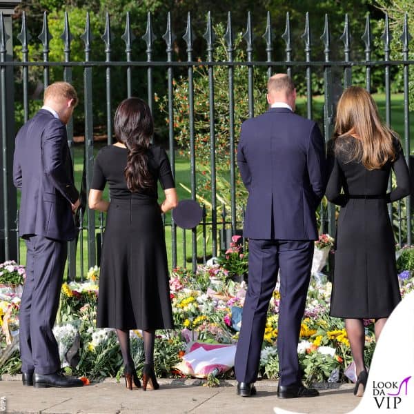 Kate e Meghan osservano il dress code per la triste occasione 