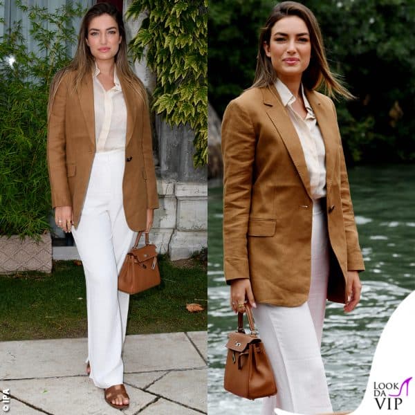 Ciabatte e borsa Hermès per Nilufar Addati