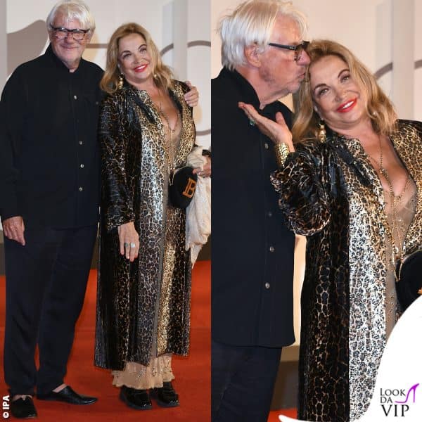 Dolci e romantici Ricky Tognazzi e Simona Izzo (in Laura Biagiotti)