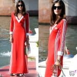 Venezia 79 5 giorno arrivi Benedetta Porcaroli outfit Gucci