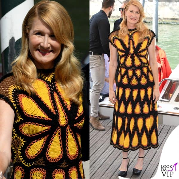 abito Gabriela Hearst per Laura Dern