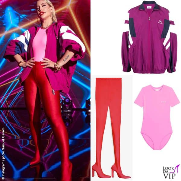 Colori accesi e allure sportivo per il total look Balenciaga