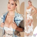 Wanda Nara total look Javier Saiach