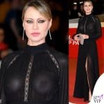 Anna Falchi in Gattinoni alla Festa del Cinema di Roma