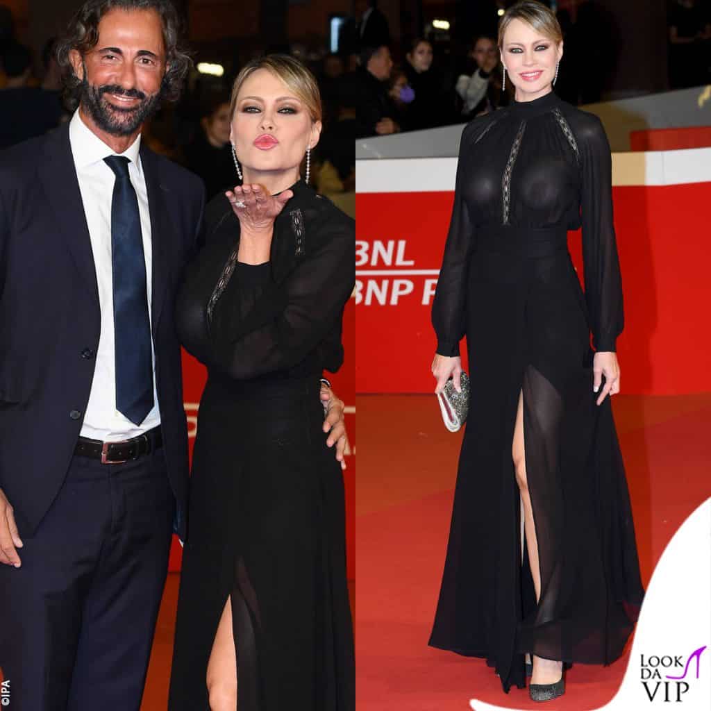 Anna Falchi in Gattinoni alla Festa del Cinema di Roma